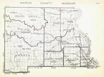 Marion County, Round Grove, Fabius, Union, Warren, South River, Liberty, Miller, Mason, Missouri State Atlas 1940c
